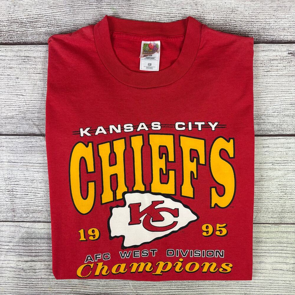 Vintage 1995 Kansas City Chiefs Division Champs T-shirt